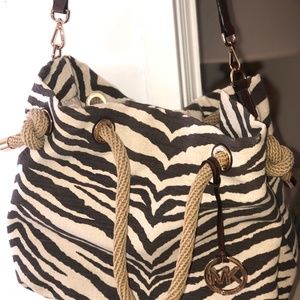 Michael Michael Kors Roomy Summer Nautical-look satchel/hobo/shoulder bag